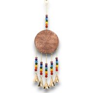 Carillons Indiens - Arbre de Vie Moyen - Perles Chakra 5 Cloches - 10x36cm