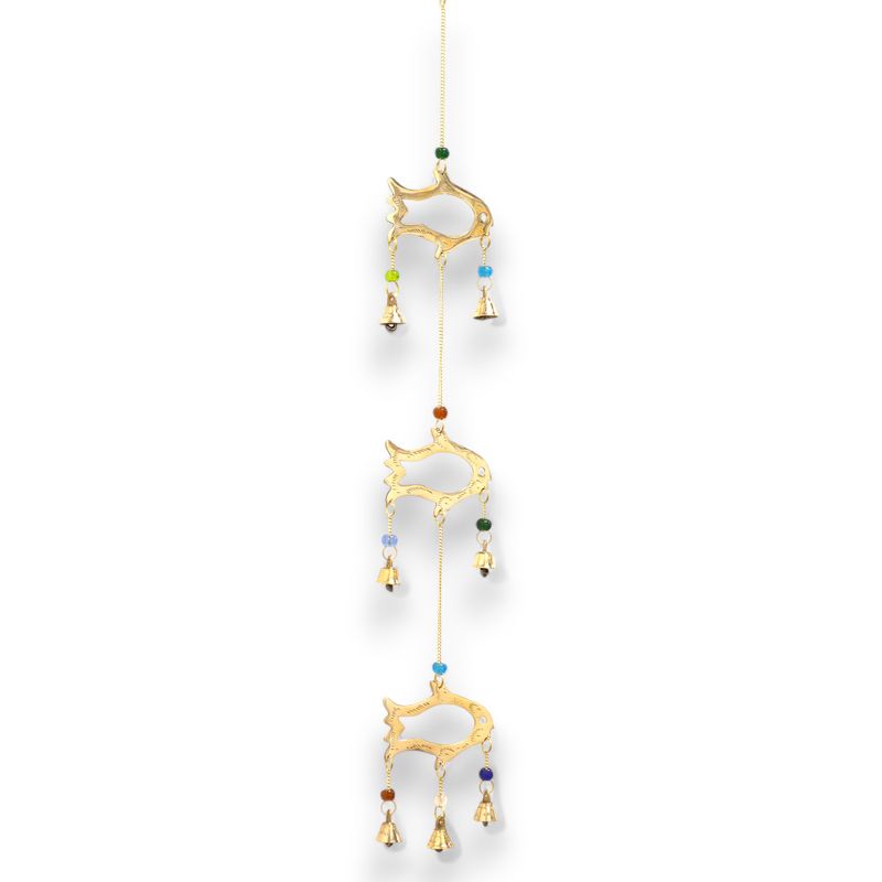 Carillons Indiens - Goutte de Poisson - 7 Cloches - 8,5x54cm