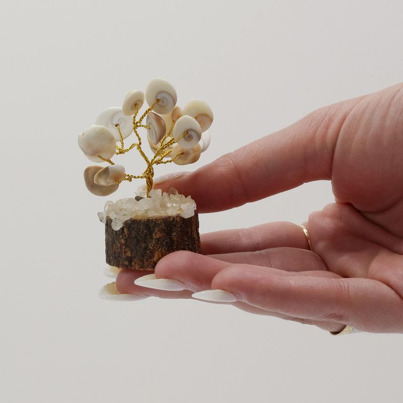 Arbres en Pierres Rondes Chakra Gomati Petit - (15 pierres)
