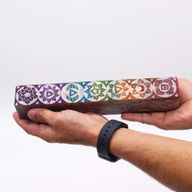 Boîte à Encens en Pierre Stéatite avec Trous de Fumée 25 cm - Chakra