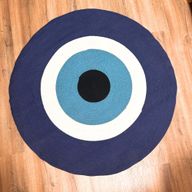 Tapis en Coton avec Oeil Protecteur 120cm