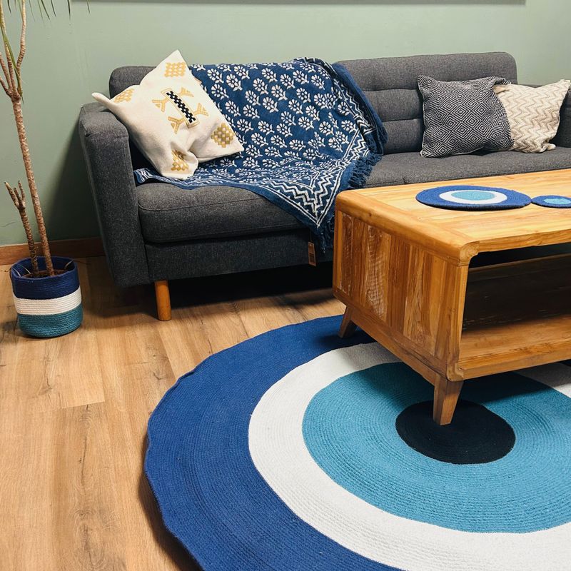 Tapis en Coton avec Oeil Protecteur 150cm