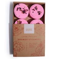 Vapeur Douche Zen - Quatuor Thérapeutique Bien-Être - Potion d'Amour (Rouge Rosé)