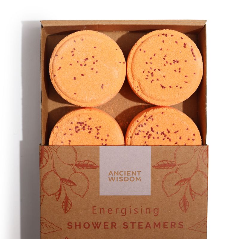 Vapeur Douche Zen - Quatuor Thérapeutique Bien-Être - Énergisant (Orange)