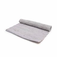 Petit Tapis Indien en Coton Tissé à la Main - 50x90cm - Gris