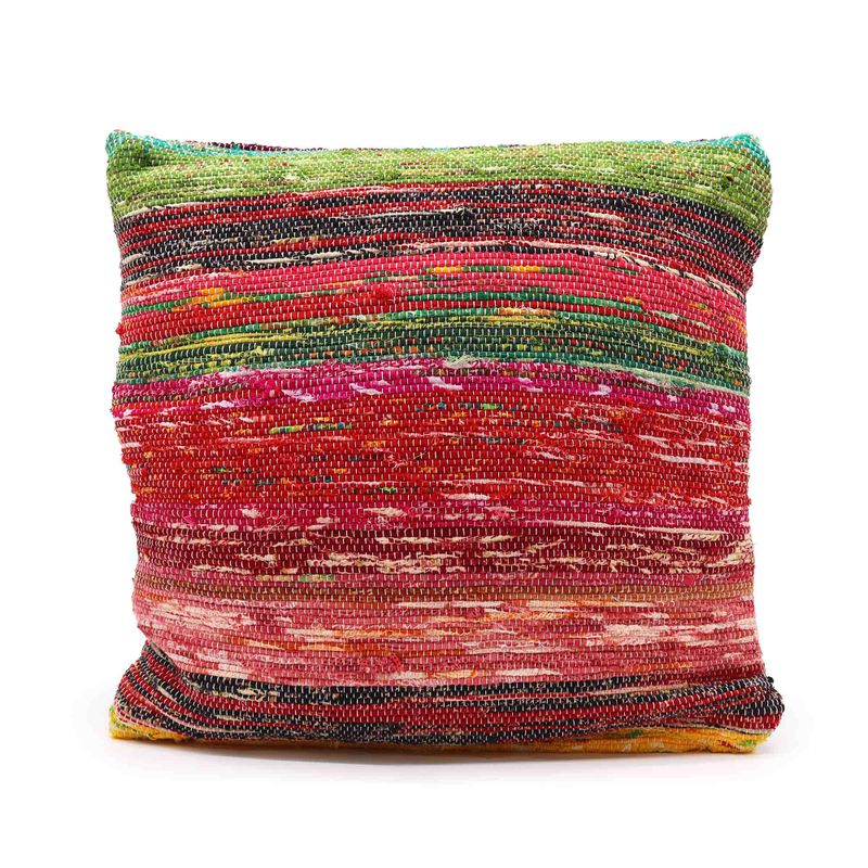 Housses de Coussin en Tissus Recyclés - 40x40 cm - Multicolores
