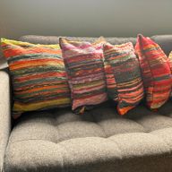 Housses de Coussin en Tissus Recyclés - 40x40 cm - Multicolores
