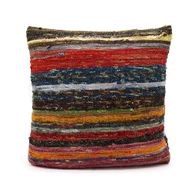 Housses de Coussin en Tissus Recyclés - 40x40 cm - Verts Naturels