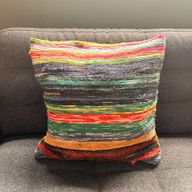 Housses de Coussin en Tissus Recyclés - 40x40 cm - Verts Naturels