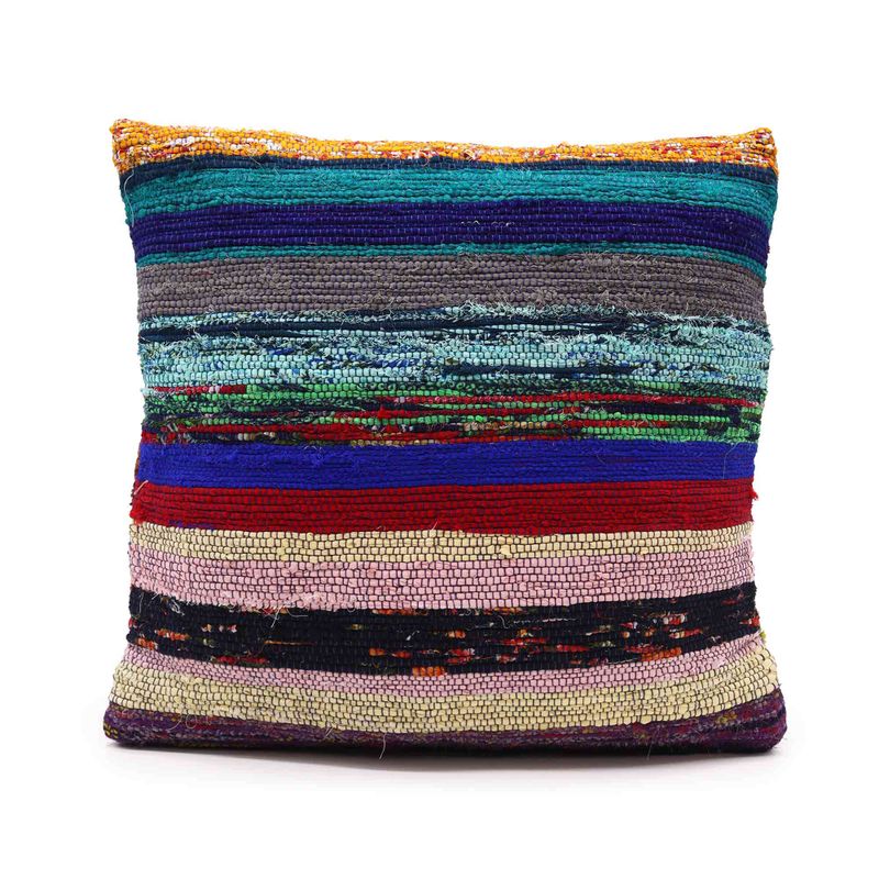 Housses de Coussin en Tissus Recyclés - 40x40cm - Gris Charbon