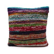 Housses de Coussin en Tissus Recyclés - 40x40cm - Bleus Aqua