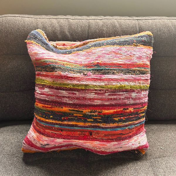 Housses de Coussin en Tissus Recyclés - 40x40cm - Bleus Aqua