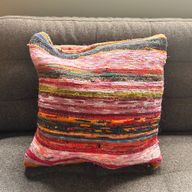 Housses de Coussin en Tissus Recyclés - 40x40cm - Bleus Aqua