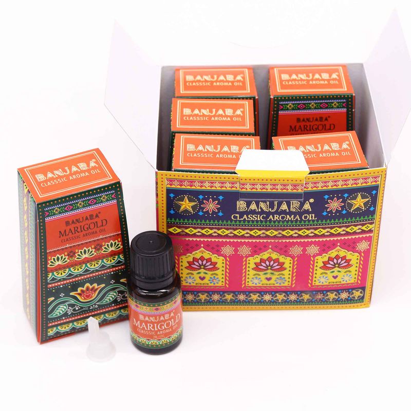Huile Parfumée Indienne Banjara 10ml  - Souci