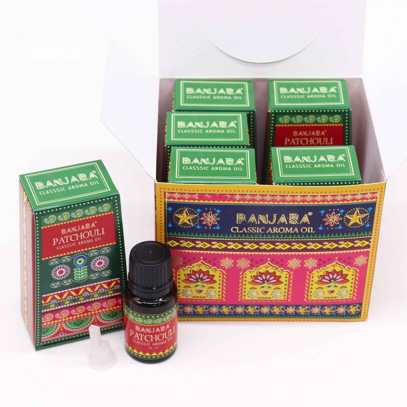 Huile Parfumée Indienne Banjara 10ml  - Pathchouli