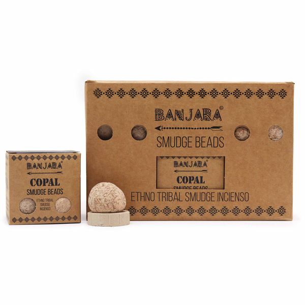 Perles de Maculage Banjara (cinq) - Copal