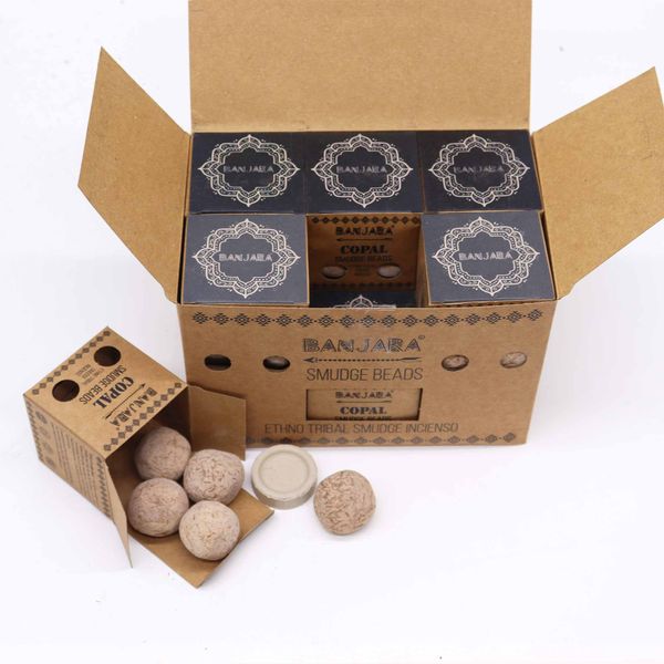 Perles de Maculage Banjara (cinq) - Copal