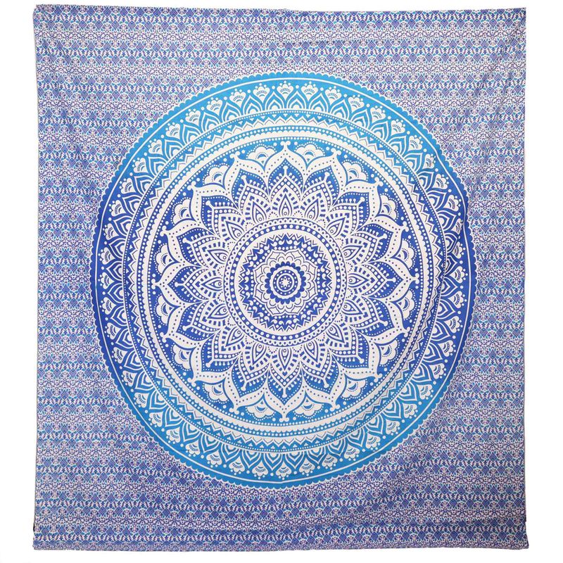 Tenture Murale / Plage - Umrao Mandala - Bleu