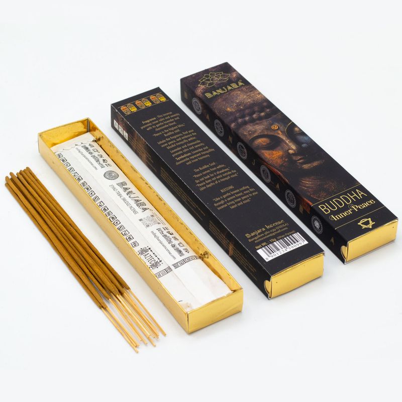 Coffret Bouddha Banjara – Pack de Démarrage – 12 boîtes de 6 encens