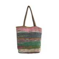 Grand Sac Tapis Recyclé - Nuances du Crépuscule