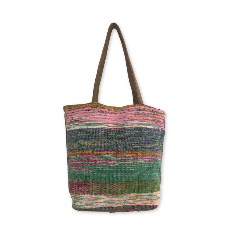 Grand Sac Tapis Recyclé - Nuances du Crépuscule