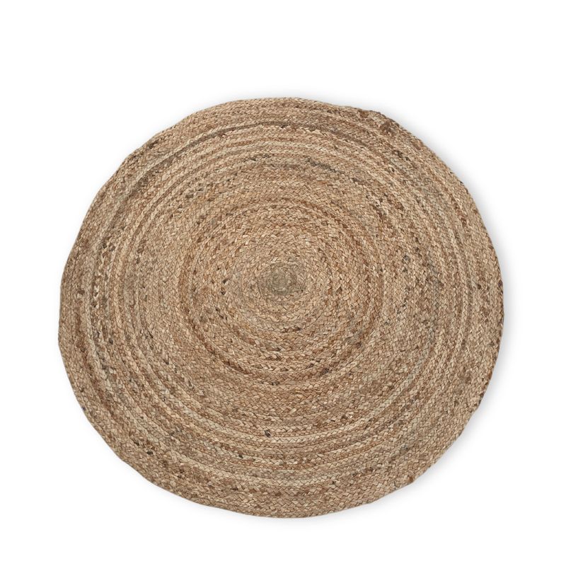 Tapis Rond Doux en Jute 90 cm
