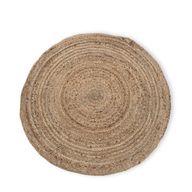 Tapis Rond Doux en Jute 90 cm