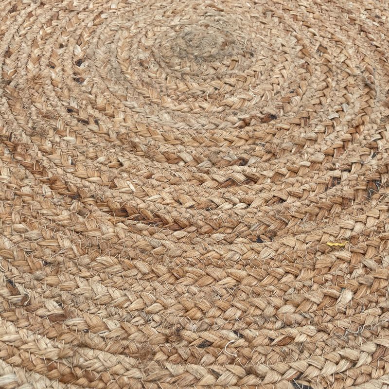 Tapis Rond Doux en Jute 90 cm