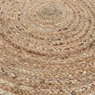 Tapis Rond Doux en Jute 90 cm