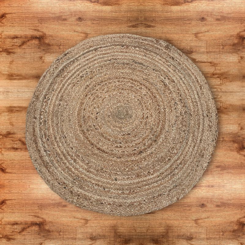 Tapis Rond Doux en Jute 90 cm