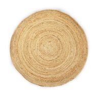 Tapis Rond Doux en Jute 90 cm