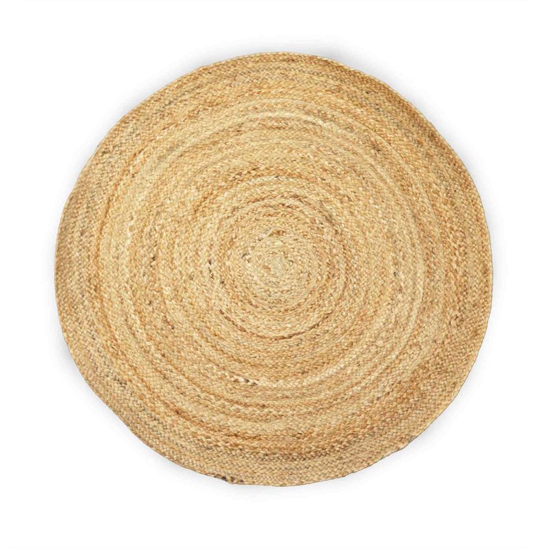 Tapis Rond Doux en Jute 90 cm