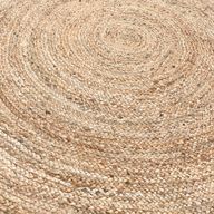 Tapis Rond Doux en Jute 150cm