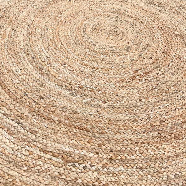 Tapis Rond Doux en Jute 150cm