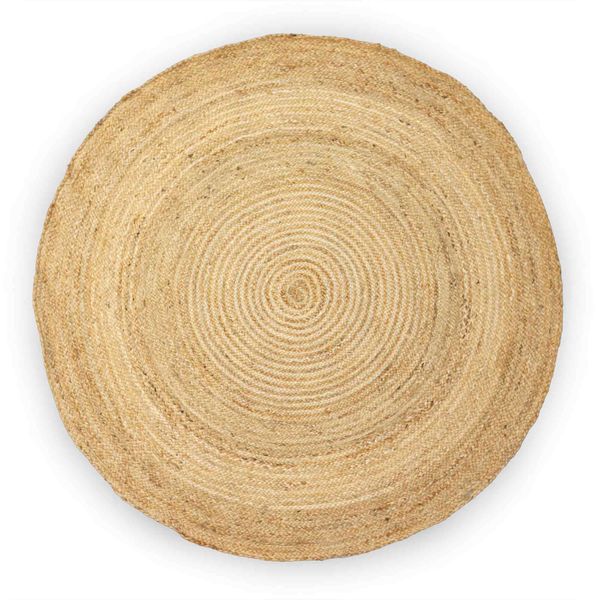 Tapis Rond Doux en Jute 150cm