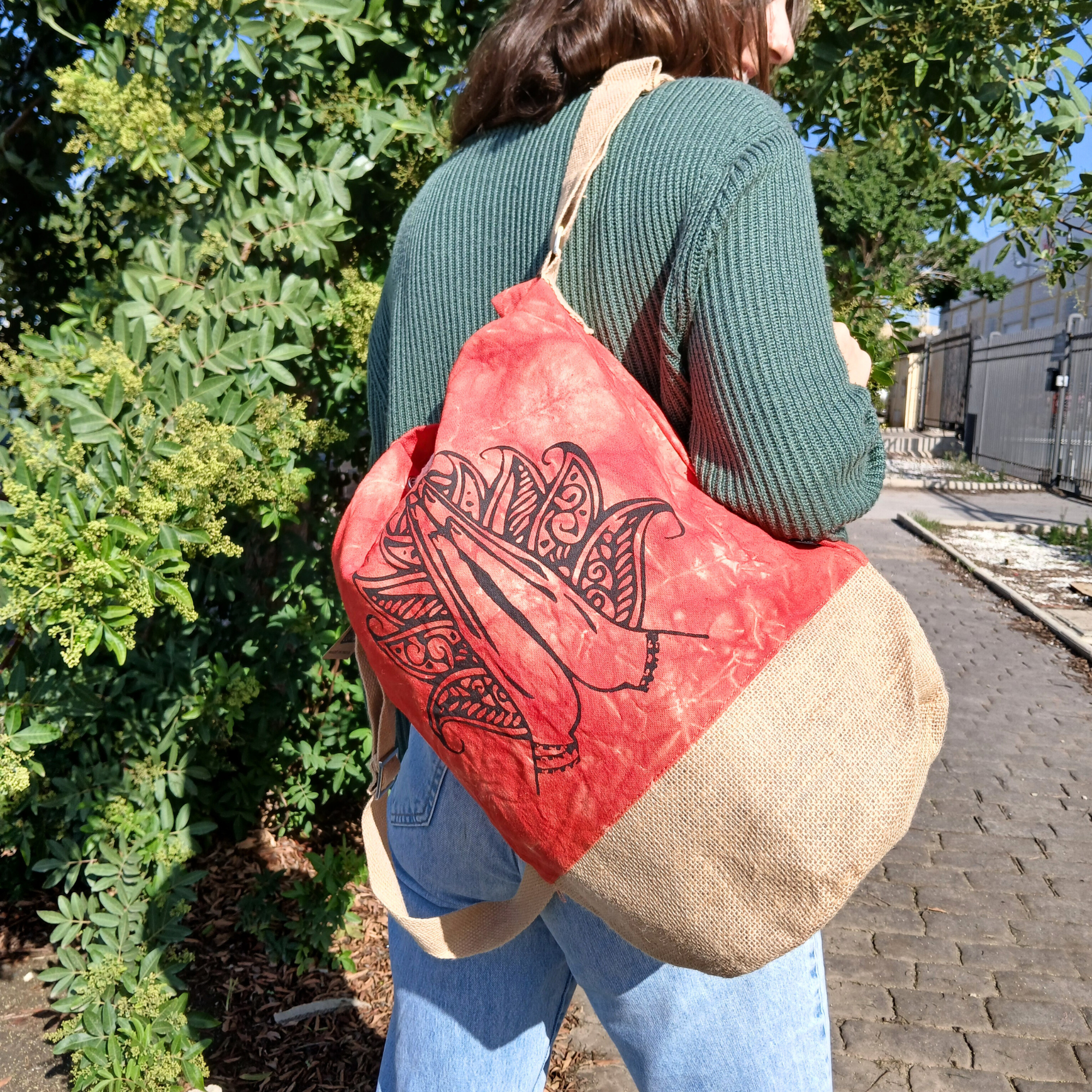 Sac à Dos Naturel - Toile Délavée