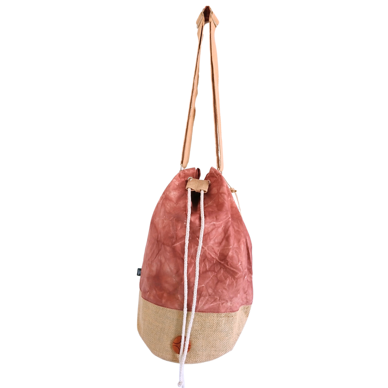 Sac à Dos Naturel - Toile Délavée Terracotta - Main de Fatma