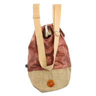Sac à Dos Naturel - Toile Délavée Terracotta - Main de Fatma