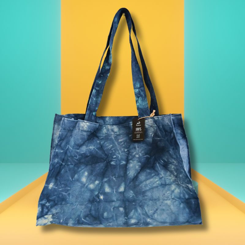 Sac à Main Hop Hare - Bleu Profond Effet Délavé
