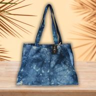 Sac à Main Hop Hare - Bleu Profond Effet Délavé