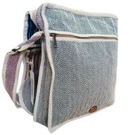 Sac Messager en Chanvre pour Ordinateur Portable - Courbes