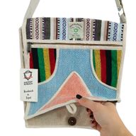 Sac Messager en Chanvre pour Ordinateur Portable - Triangle