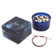 Bougie de Cristal du Zodiaque avec Bracelet de Pierres Précieuses - Bélier