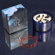 Bougies en Cristal du Zodiaque avec Bracelet de Pierres Précieuses - Pack de Démarrage