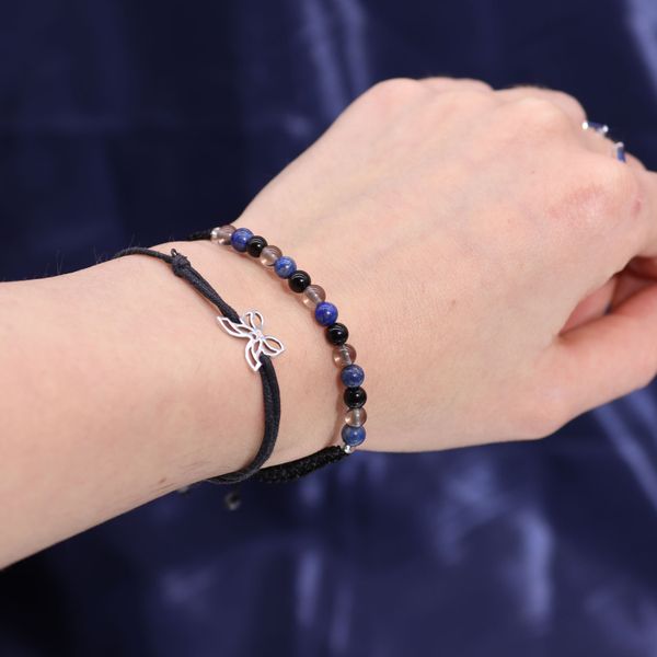 Bougie de Cristal du Zodiaque avec Bracelet de Pierres Précieuses  - Scorpion