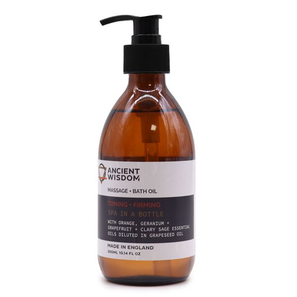 Huile de massage et de bain tonifiante et raffermissante - 300 ml