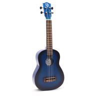Ukulélé Artisanal - Finition Bleue Sunburst (4 cordes)