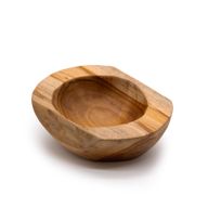 Bol Moyen en Bois de Teck de Forme Naturelle - 20x7 cm