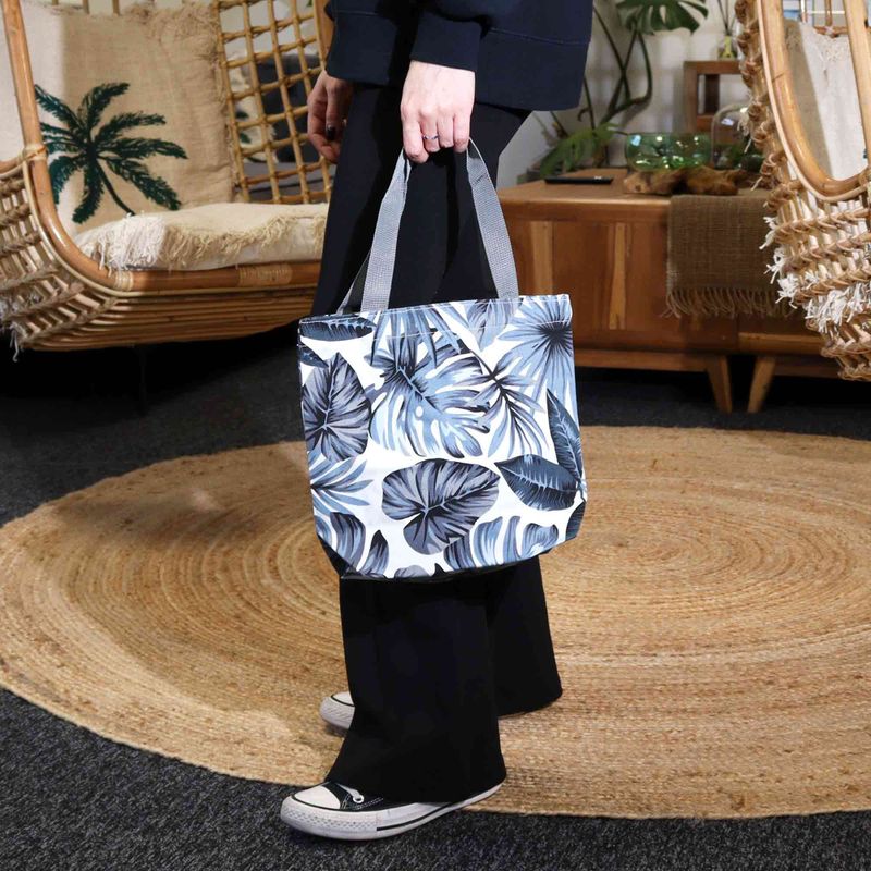 Sac de Shopping Pratique Tropical - (3 x designs assortis) - 32 x 23 x 10 cm