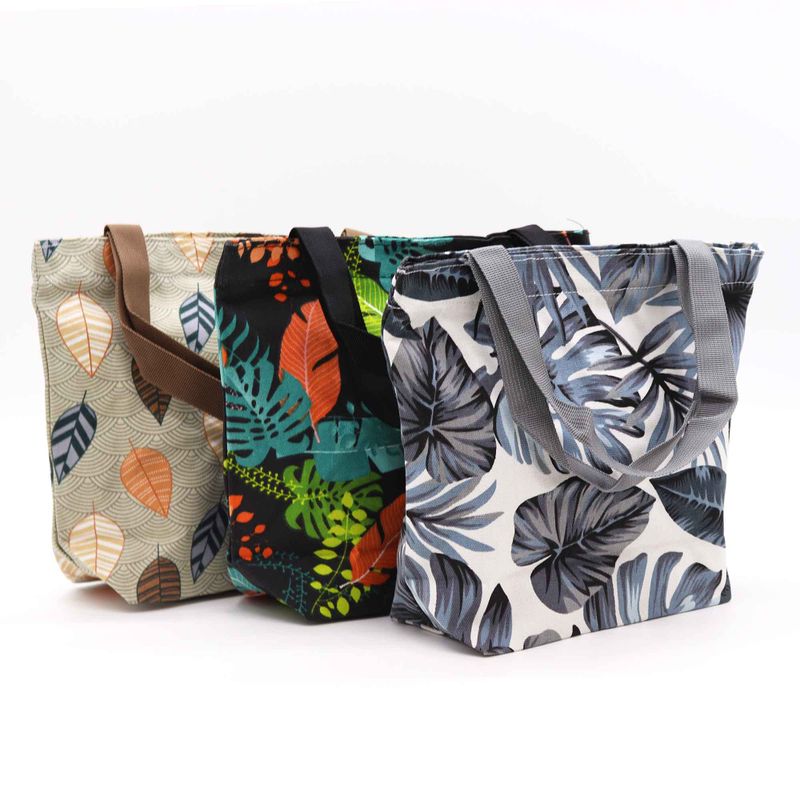 Sac de Shopping Pratique Tropical - (3 x designs assortis) - 32 x 23 x 10 cm